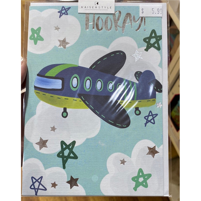 Birthday Card - Aeroplane