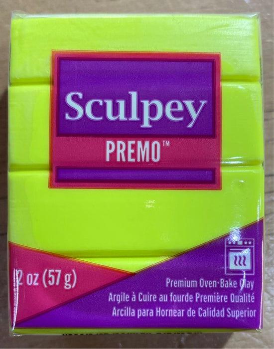 Sculpey | PREMO | Fluorescent Yellow 57g