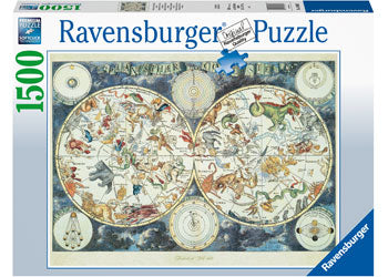 Ravensburger Puzzle 1500pc World Map of Fantastic Beasts