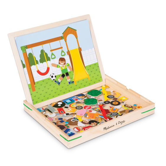 Melissa & Doug | Wooden | Magnetic Matching Picture Game