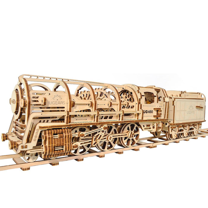 Ugears Mechanical Model | Locomotive with Tender