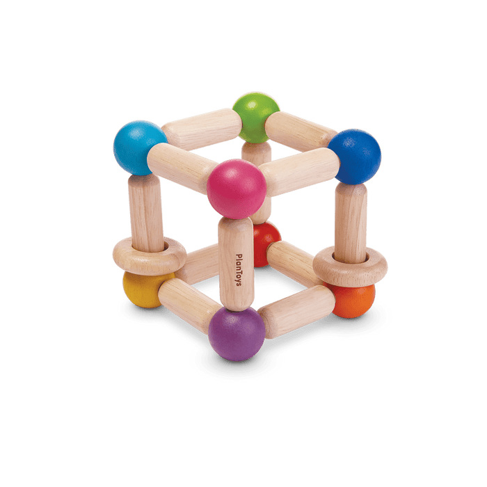 Plan Toys | Wooden | Square Clutching Toy