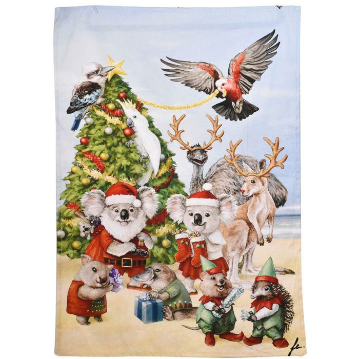 Australian Christmas Tea Towel