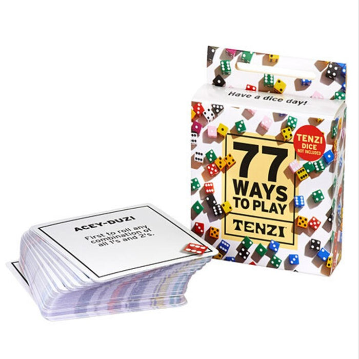 Tenzi Cards - 77 ways to play Tenzi