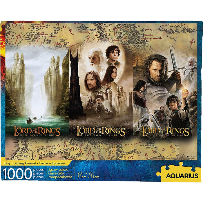 Aquarius 1000pc Puzzle | Lord of the Rings Trilogy
