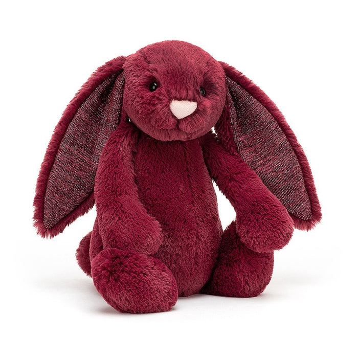 Jellycat Bashful Bunny Sparkly Cassis Small