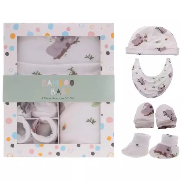 Baby Gift Set | Bamboo 4 Piece Set