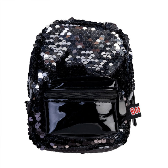 Backpack | Mini | Sequin Black Silver