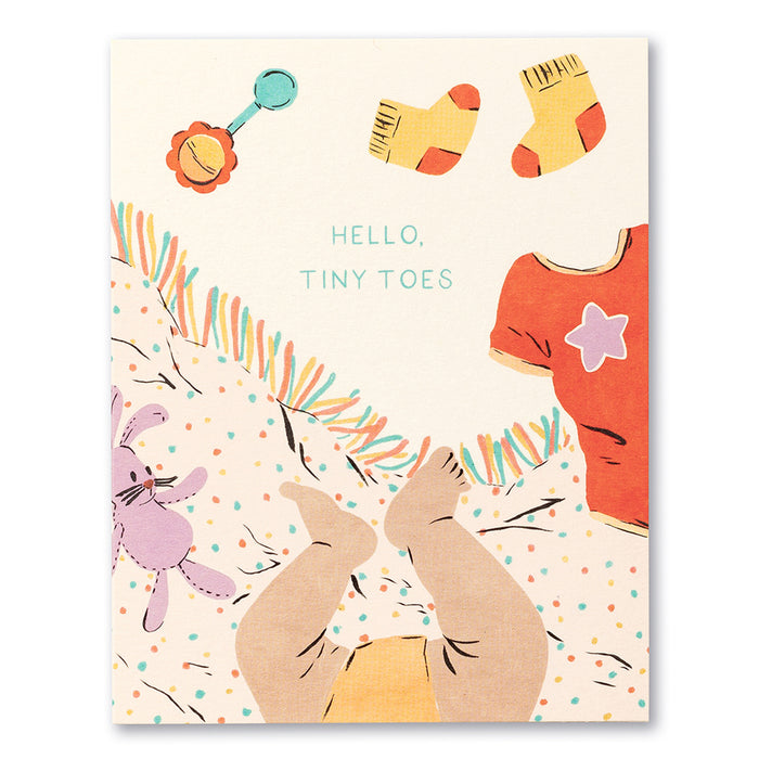 Birth Card - Hello Tiny Toes