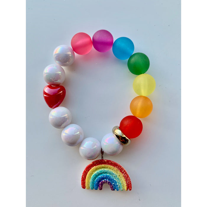 Bobble Bracelet | Bright Rainbow