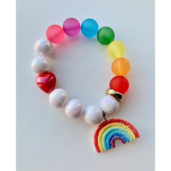 Bobble Bracelet | Bright Rainbow