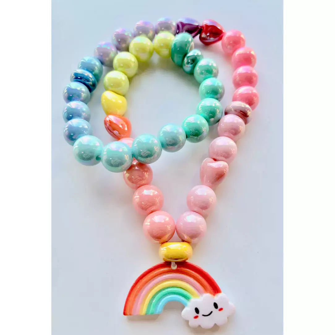 Short Bobble Necklace -two colours