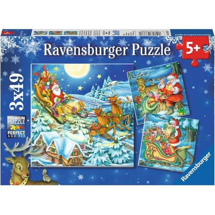 Ravensburger Puzzle 3x49pc Christmas Magic