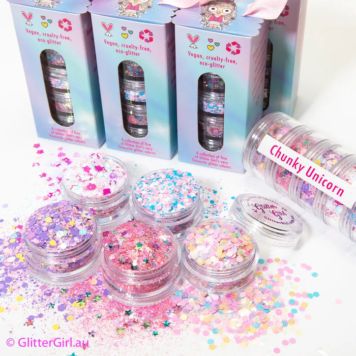 Glitter Collection 5 pack | Chunky Unicorn