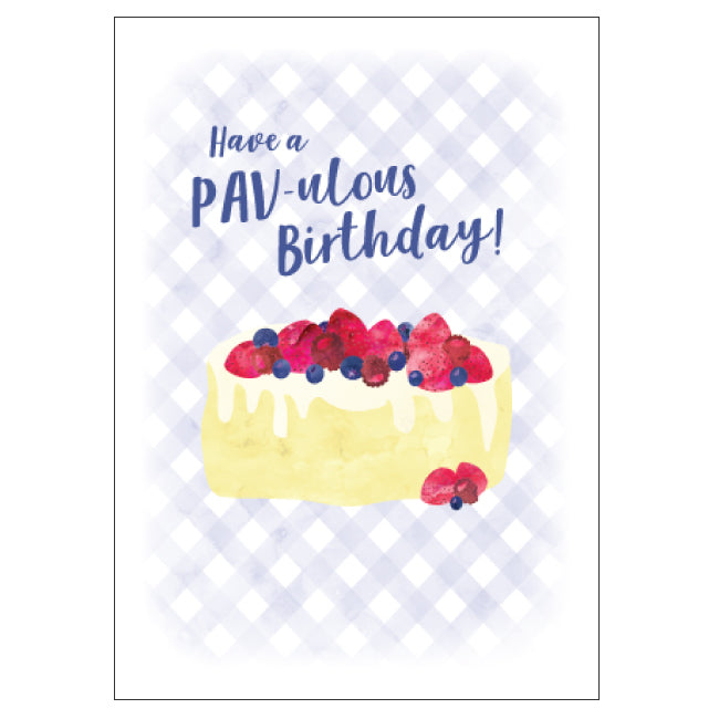 Birthday Card - Classic Pavlova