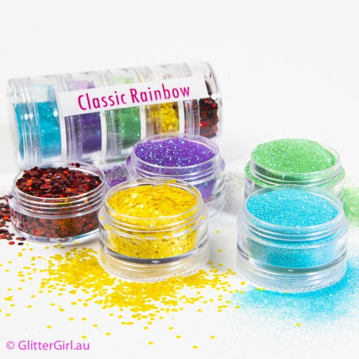 Glitter Collection 5 pack | Classic Rainbow