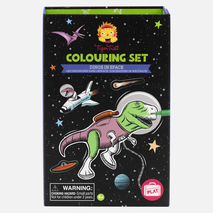 Tiger Tribe | Colouring Set | Dinos In Space