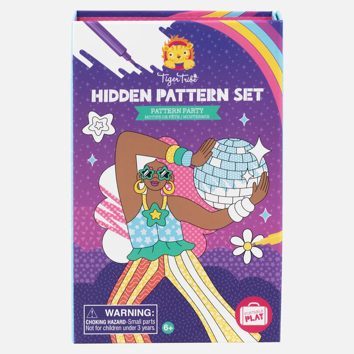 Tiger Tribe | Colouring Set | Hidden Patterns | Pattern Party