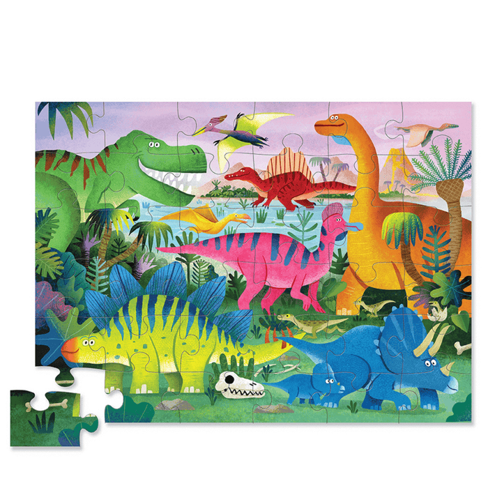 Crocodile Creek Puzzle | Floor | 36 pc Dino Land