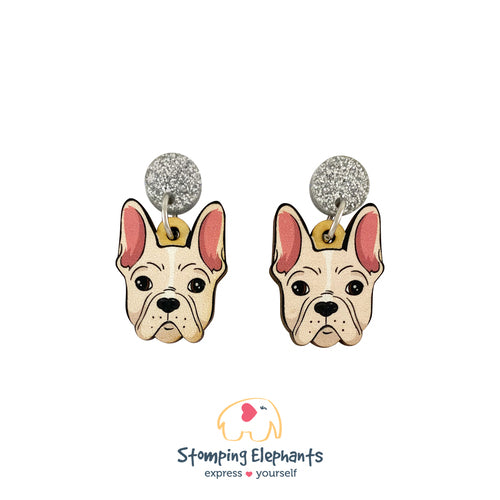 French deals bulldog earrings