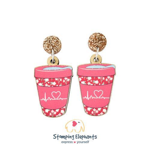 Earrings | Dangles | The Beat to My Heart Keep Cup