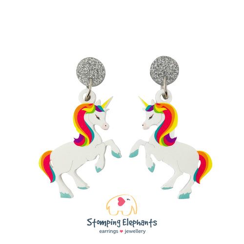Earrings | Dangles | Unicorn Silver