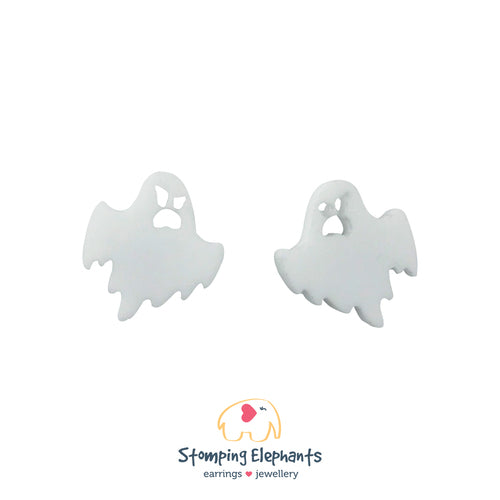 Earrings | Studs | Ghost - Large
