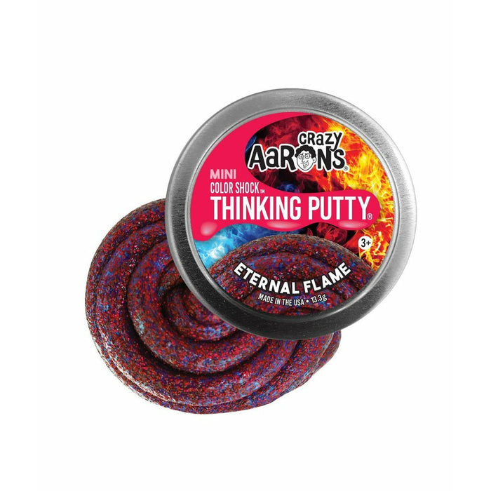 Crazy Aaron's Thinking Putty Mini | Colour Shock | Eternal Flame
