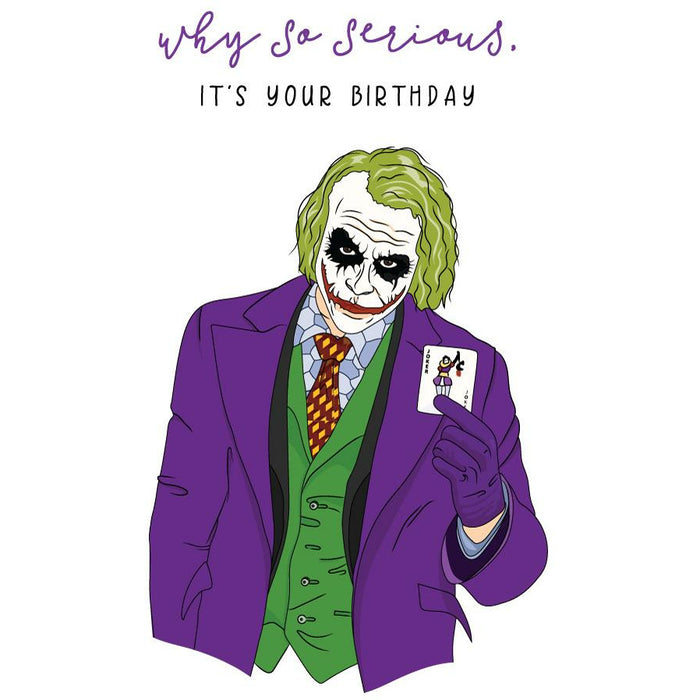 Birthday Card - Joker