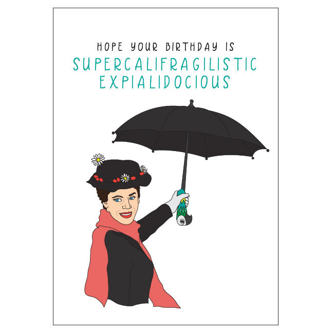 Birthday Card - Mary Poppins