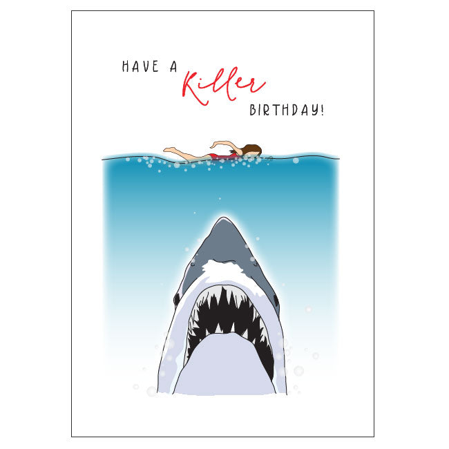 Birthday Card - Shark / Jaws
