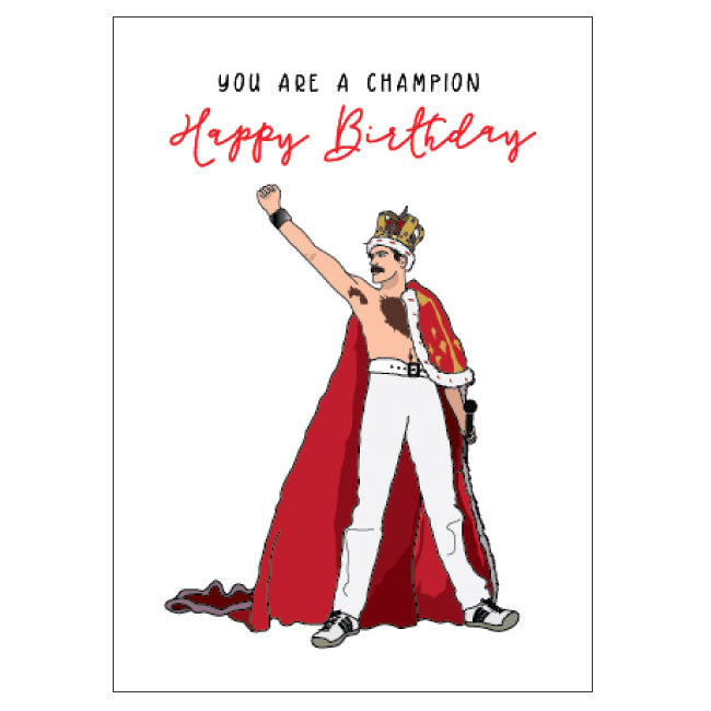 Birthday Card - Freddie Mercury