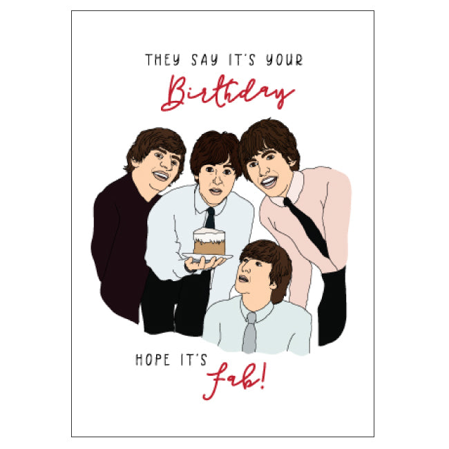 Birthday Card - Beatles