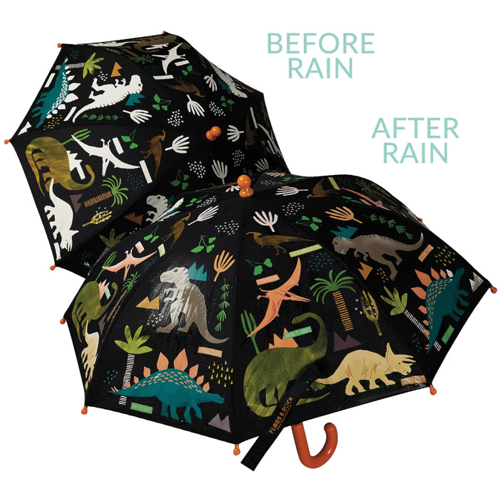 Umbrella | Children | Colour Changing | Dinosaur