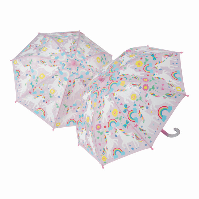 Umbrella | Children | Colour Changing | Rainbow Unicorn