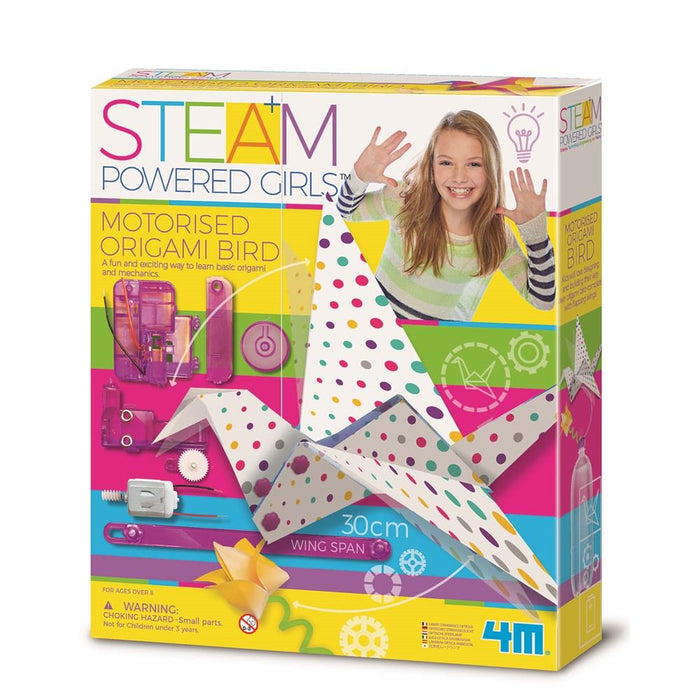 Steam Powered Girls | Motorised Origami Bird