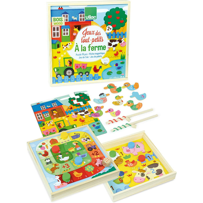 Vilac | Toddler Farm Game Set