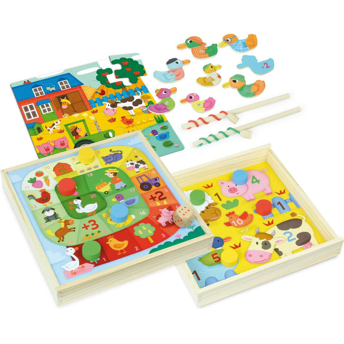 Vilac | Toddler Farm Game Set