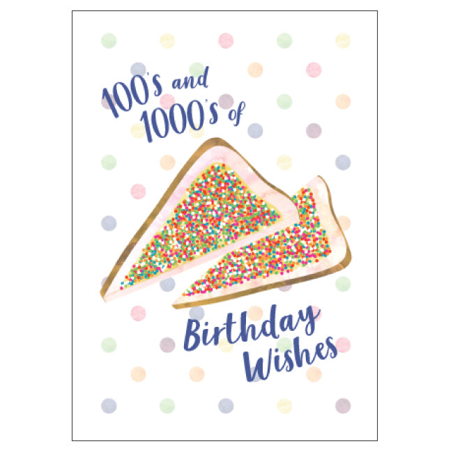 Birthday Card - Fairy Bread wishes