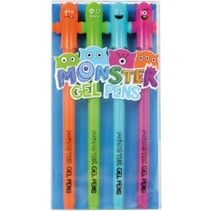 Monster Gel Pens Set of 4