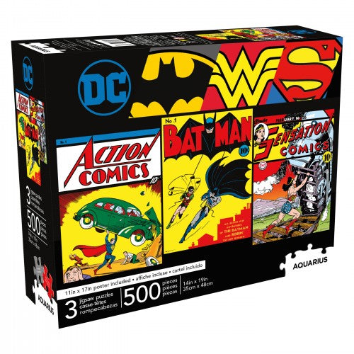 Aquarius 3 x 500pc Puzzle | DC Comics