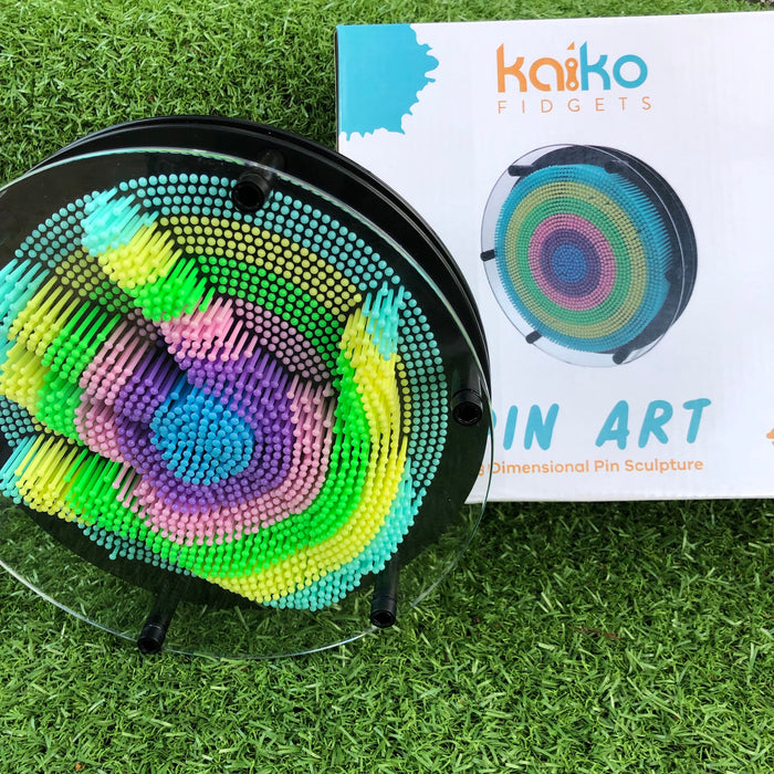 Kaiko Fidgets | Pin Art | Round Rainbow