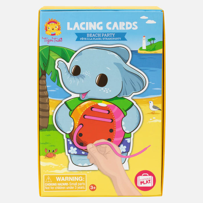 Tiger Tribe | Lacing Cards | Beach Party