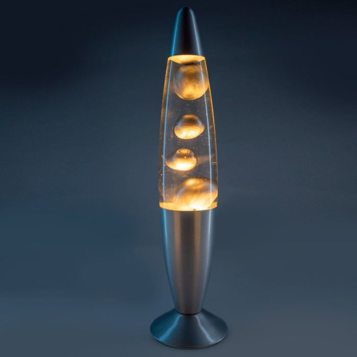 Lava Lamp | Metallic Motion | Silver