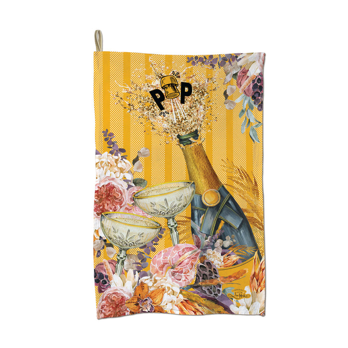 Lisa Pollock | Tea Towel | Pop the Bubbly