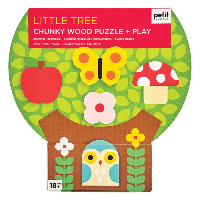 Petit Collage | Wooden Puzzle | Little Tree