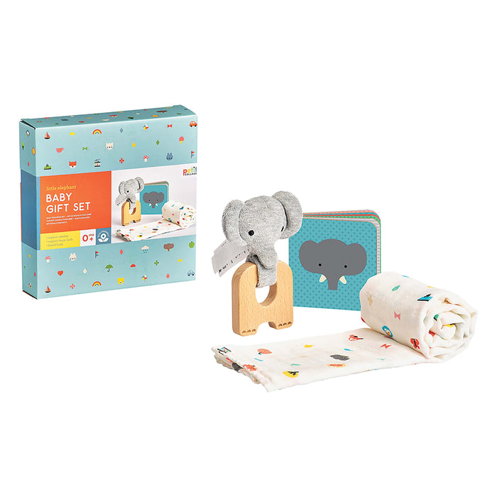 Petit Collage | Baby Gift Set | Little Elephant