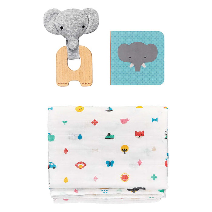 Petit Collage | Baby Gift Set | Little Elephant
