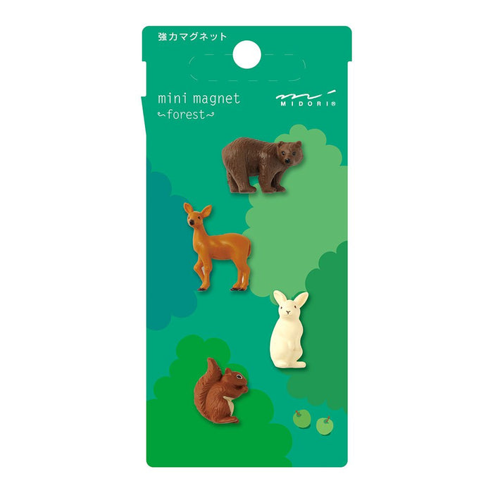 Mini Magnet Set | Forest Animals | 4 pack