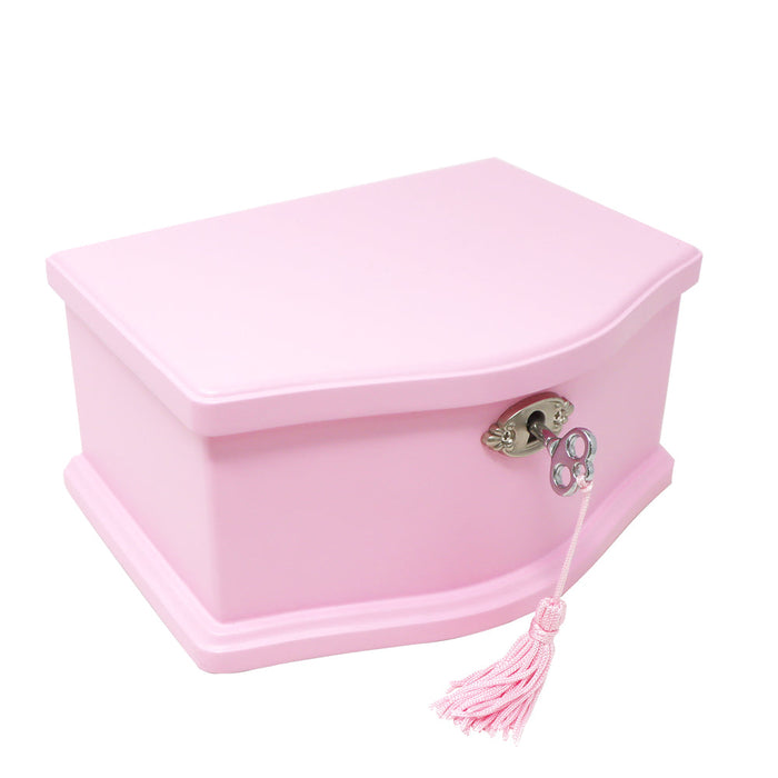Pink Poppy | Musical Jewellery Box | Wooden Luxury with Lock & Key